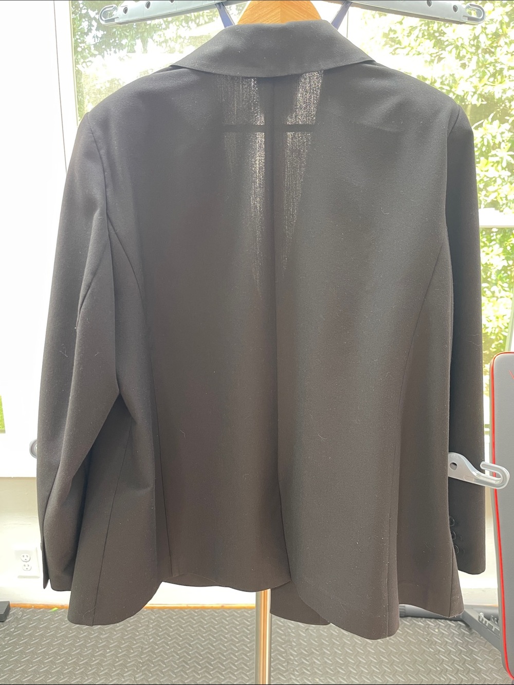 Lane Bryant Black Single-Button Notch-Lapel Blazer - Picture 2 of 6